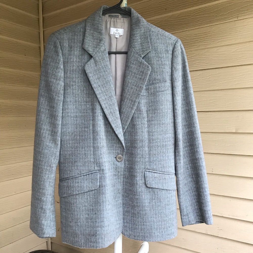 Zanella blazer single button suit